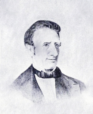 Portrait of William George Nixey (1812 – 1870) from “Two Centuries of Soho”